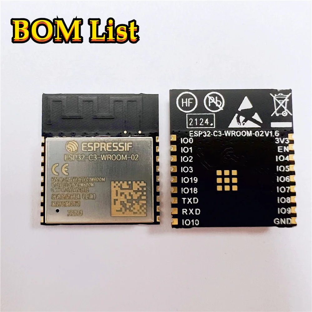 ESP32-C3-WROOM-02 ESP32-C3-WROOM-02-N4 2.4GHz ESP32 C3 WROOM 02 WiFi BLE5.0 Wireless Module