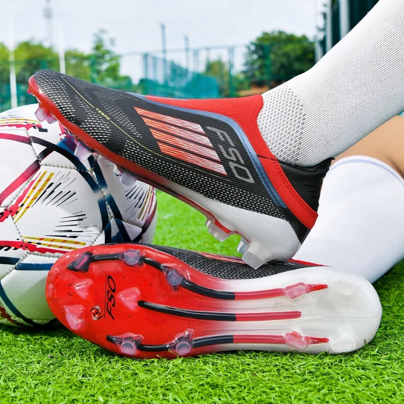 Men Football Boots Professional Resistant Long Spikes Comfortable Male Fast Non Slip Soccer Shoes Original Casual Football Shoes