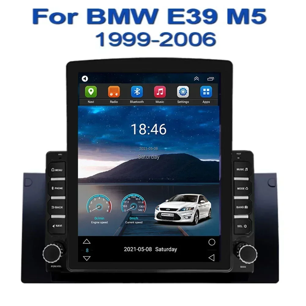 Android 13 untuk BMW 5 E39 E53 X5 1995-2001 2002 2003-2006 Tesla tipe Multimedia Stereo mobil pemutar DVD navigasi GPS Radio kamera