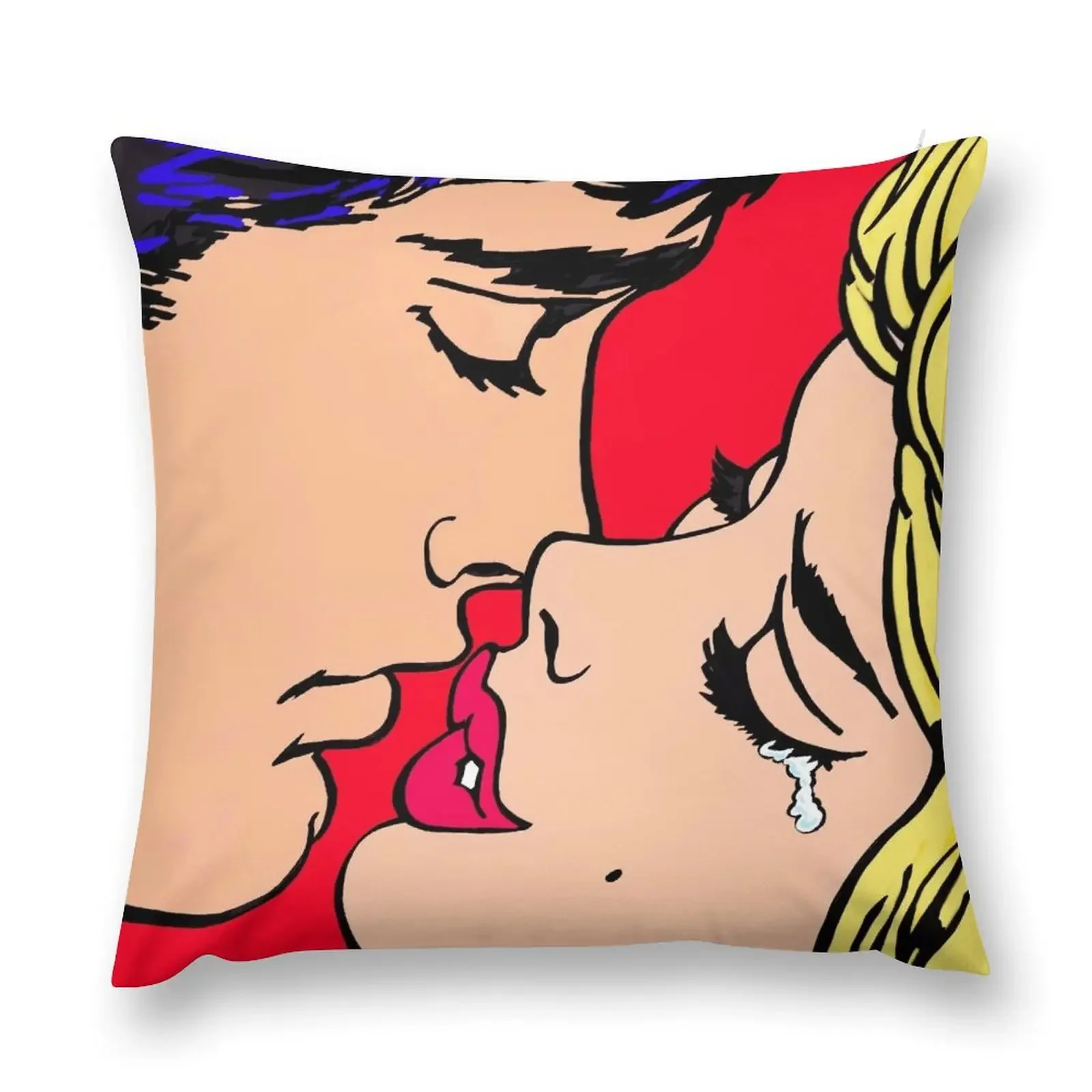 

The Kiss of Pop art Throw Pillow Christmas Cushion For Home Pillowcases Cushion Covers Sofa pillow