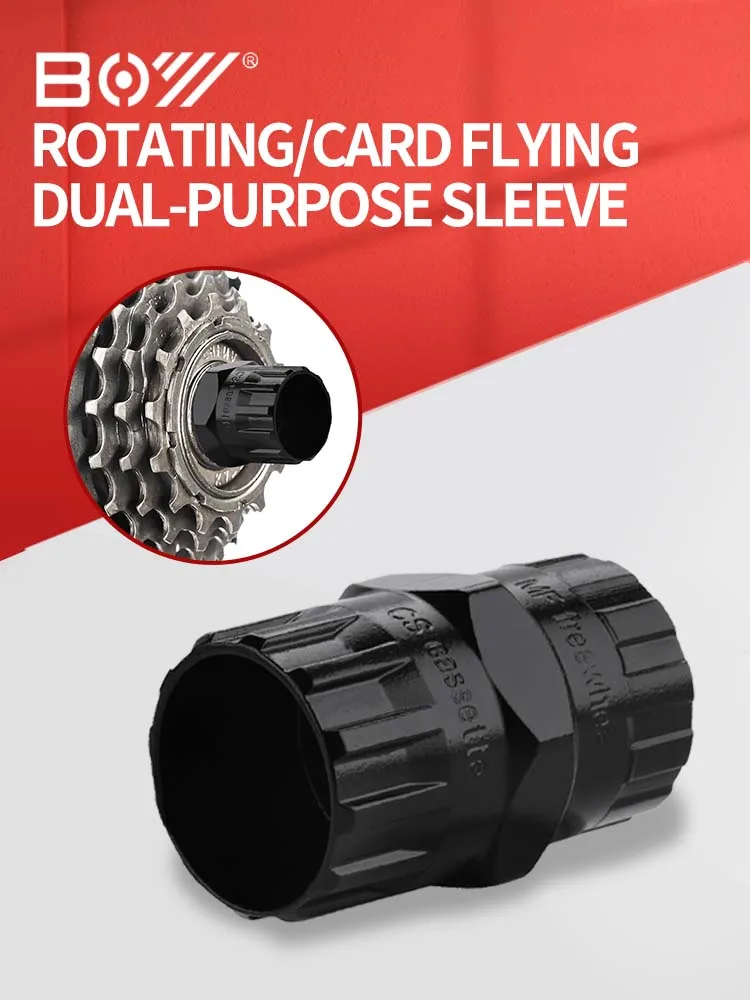 AliExpress VXM Bicycle Sleeve Bike Freewheel Bike Lockring Cycling Rotary Flywheel Remover For Sleeve Repair Tool Black Alloy Wear-Resistan