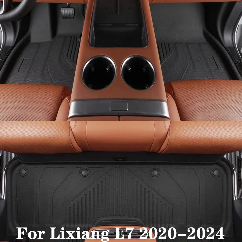 

for Lixiang L7 2020-2024 Car Floor Mats TPE Waterproof Foot Pad Non-slip Car Carpet Floor Liners