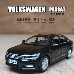 1:32 VOLKSWAGEN Passat Alloy Car Diecasts & Toy Car Model Sound and Light Pull Back Car Toys Ornaments For Kids Gifts F148