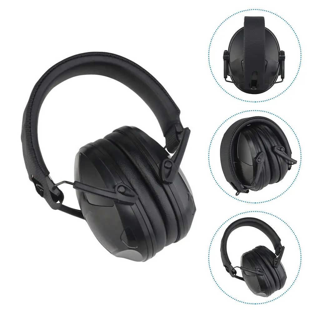 

Ultra Comfortable Hunting Shooter Headset with Superior Noise Reduction Over 80Db Soft Earmuffs Long Term Wear Resistant