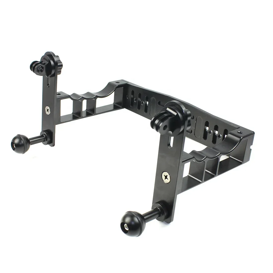 

NEW Takenoken Underwater Handle Tray Camera Diving Stabilizer Floating Arm Dual Handheld Holder Bracket for Flash Light Photo Vi