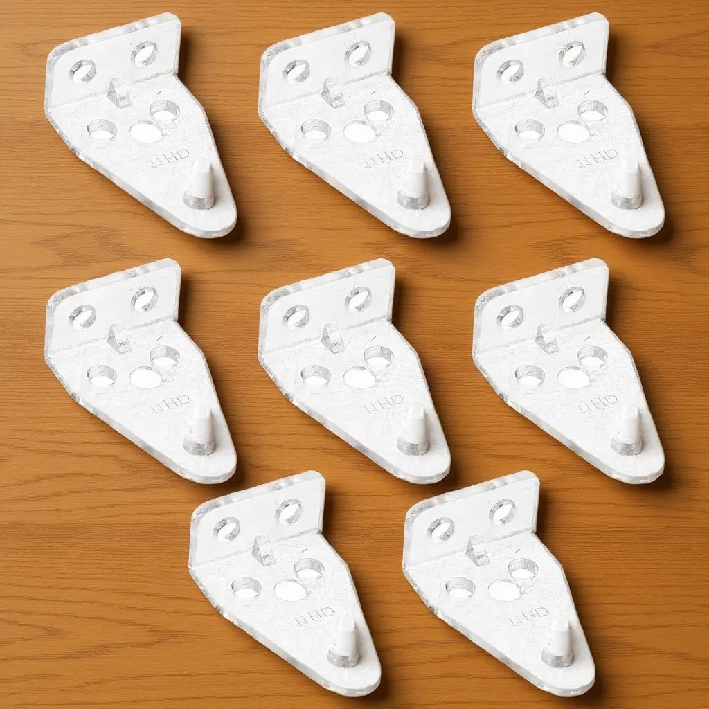 8Pcs Blind Tilt Connector Hook Set High Quality Lightweight Compact Venetian Blind Hook for Smooth Tilting Opening Closing