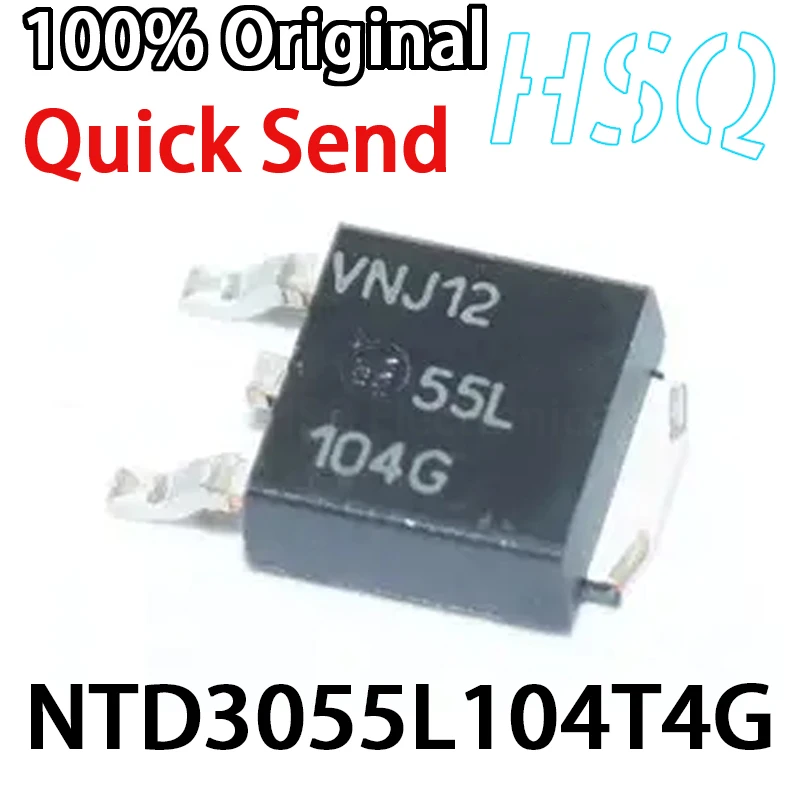 

1PCS New Original NTD3055L104T4G Screen Printing 55L104G Chip TO-252 Transistor MOSFET