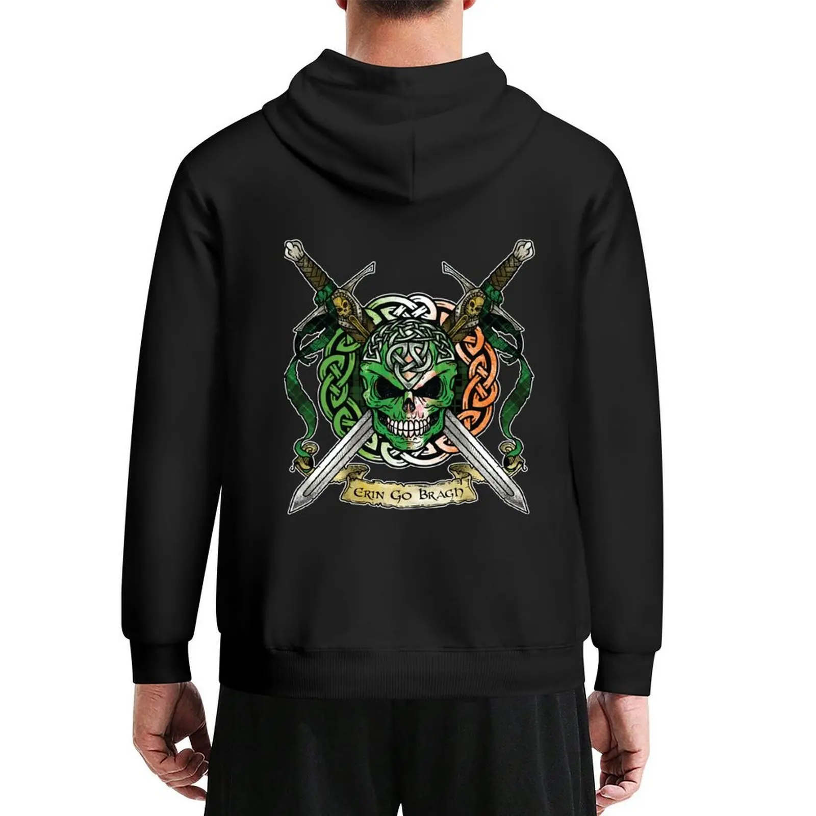 

Celtic Warrior: Ireland Hoodie male clothes japanese style men clothing men clothes hoodie oversize