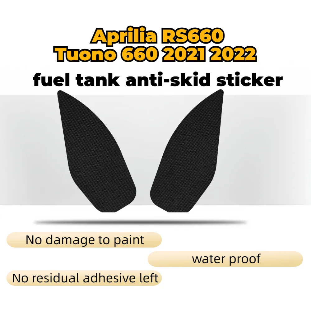 For  Aprilia RS660/Tuono 660 2021 2022 Anti Slip Fuel Oil Tank Side Knee Grip Decal Protector Sticker Pad Motorcycle Stickers