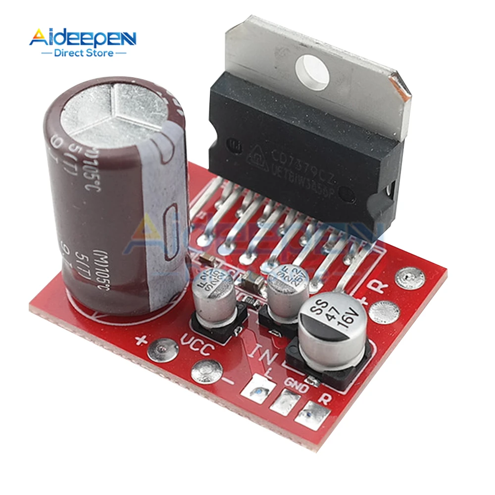 DC 9V-17.5V TDA7379 CD7379เครื่องขยายเสียงบอร์ด2-Channel High-Power สเตอริโอ Micro Board