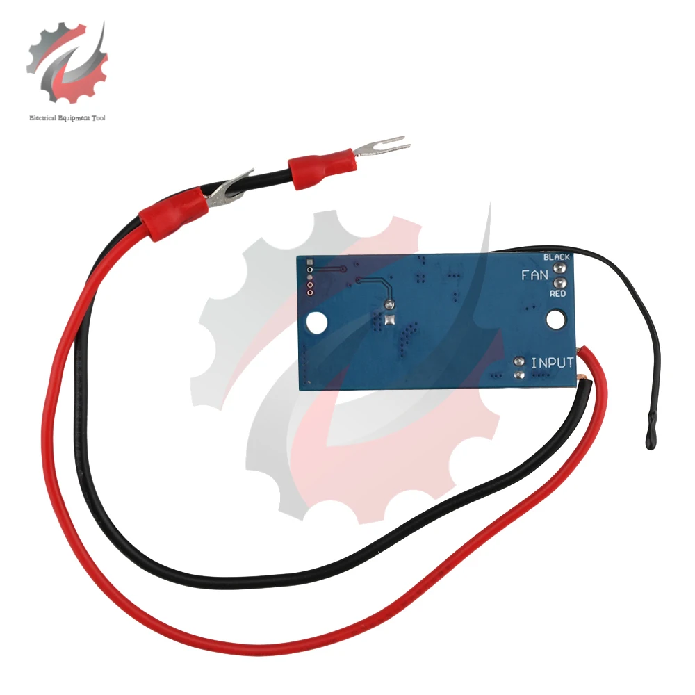 DC 6 v-70 V 2W kipas pendingin cerdas kontrol suhu modul Chassis Heatsink Motor pendingin pengontrol kecepatan untuk komputer PC