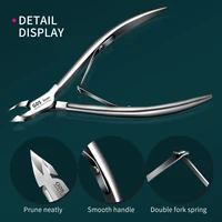 Ensemble professionnel de coupe-cuticules, ciseaux à peau morte Super tranchants pour femmes et hommes, outil de manucure permettant d'économiser du travail des ongles et des pieds 2