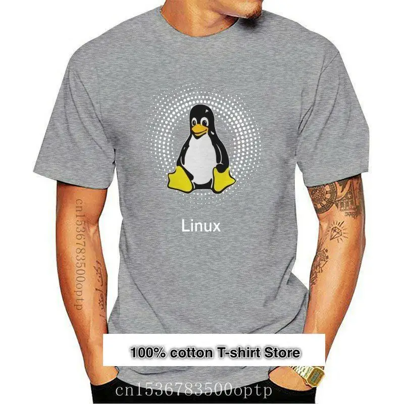 Camiseta divertida para hombre, camisa Linux, programador de ordenador, pingüino