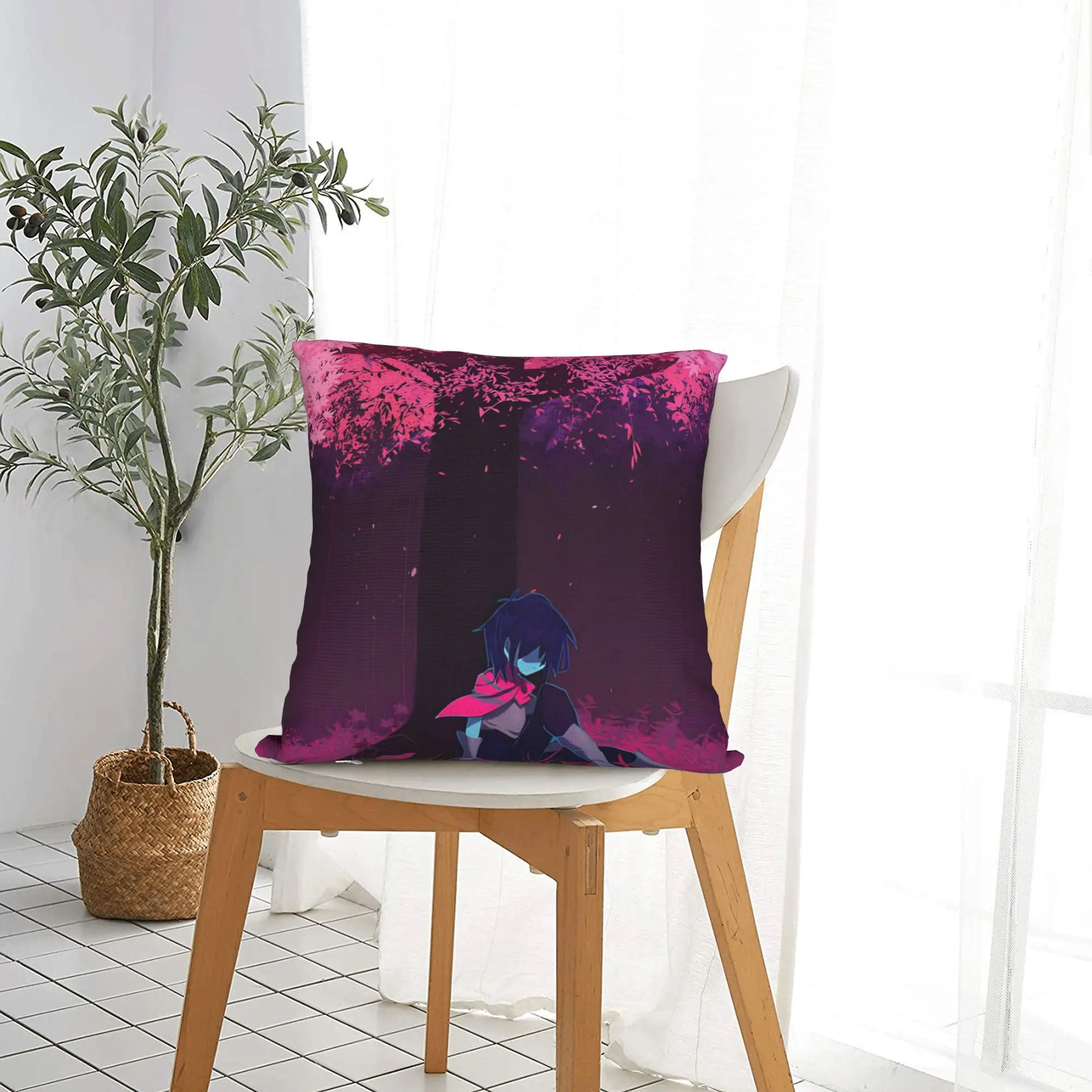 Deltarunes Kris Ralsei Susie Pillowcase Double-sided Printing Cushion Cover Decorative  Throw Pillow Case Cover Home Zipper