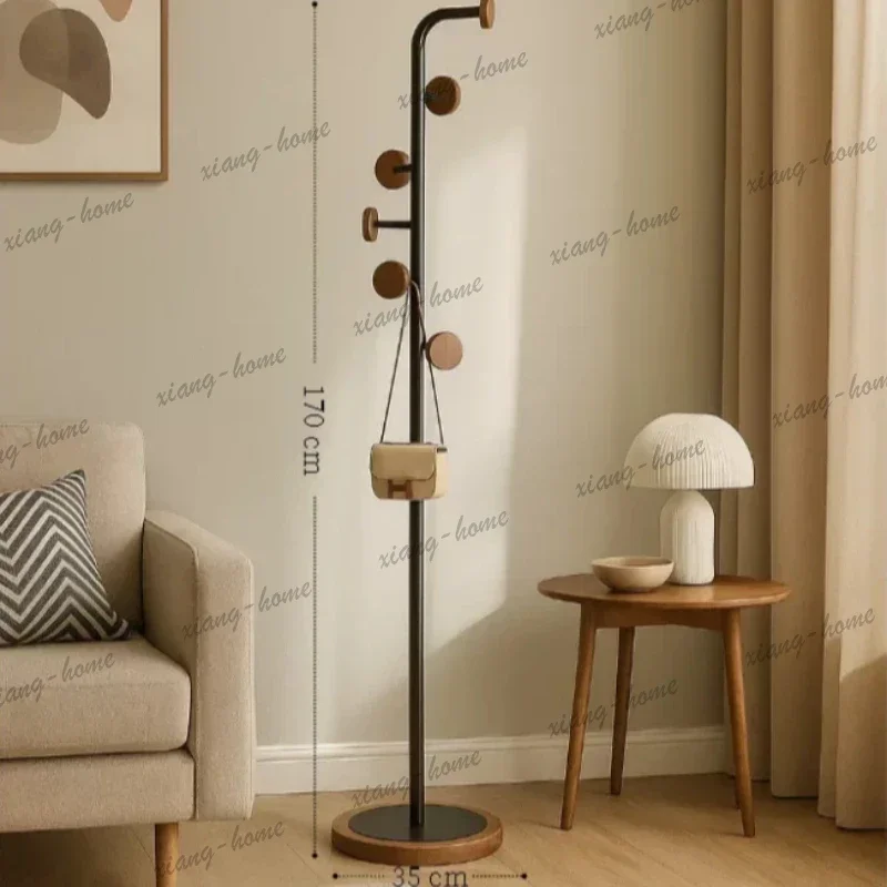LJY Designer Jacket Clothing Rack Wooden Luxury Side Islands Coat Rack Livingroom Cool Appendiabiti Da Parete Hotel Furniture