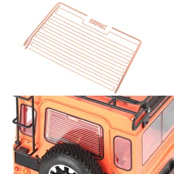 Camel Cup Rear Window Metal Stickers for 1/10 RC Crawler Car Traxxas TRX4 Defender RC4WD D90 Diy Parts