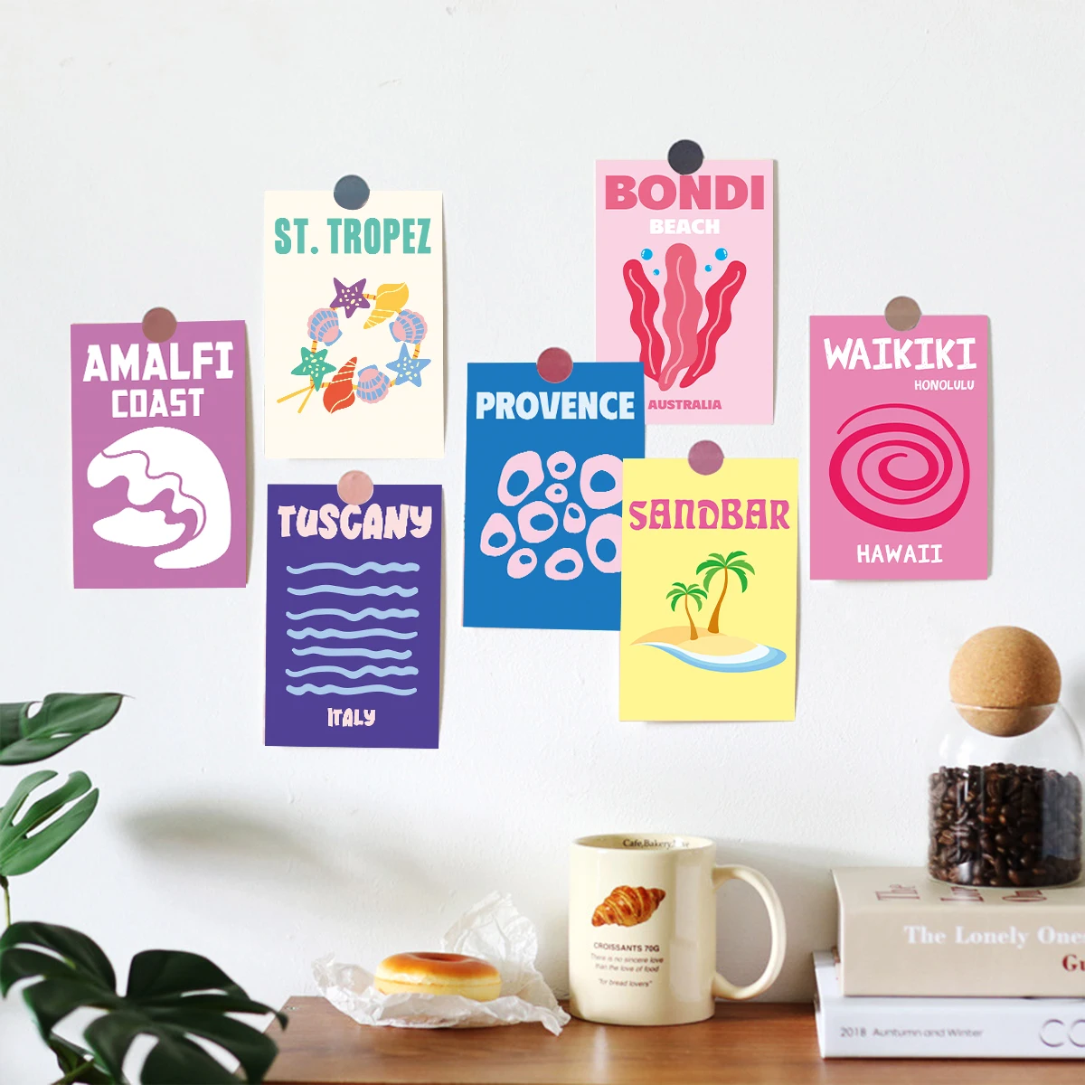 50 قطعة من بطاقات بريدية للسفر على الحائط، هدايا عيد الميلاد للعطلات، بطاقات بريدية جدارية يمكنك صنعها بنفسك لتزيين حفلات ألبوم الصور في غرفة النوم