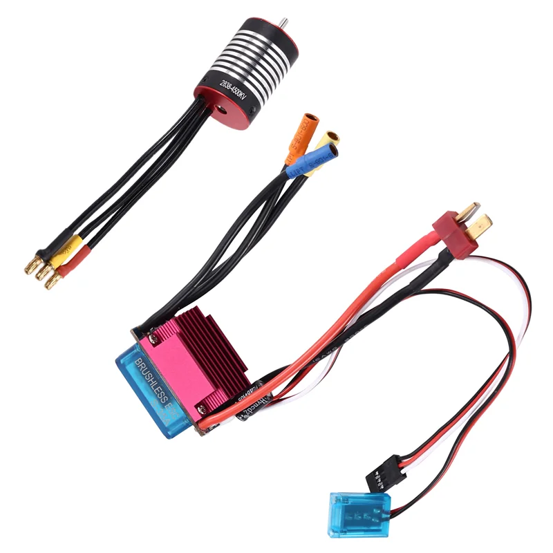 

Бесщеточный двигатель AT82-2430 для 1/8 1/10 1/12 1/14 RC Car Drift Racing Off-Road Monster Truck с 30A ESC