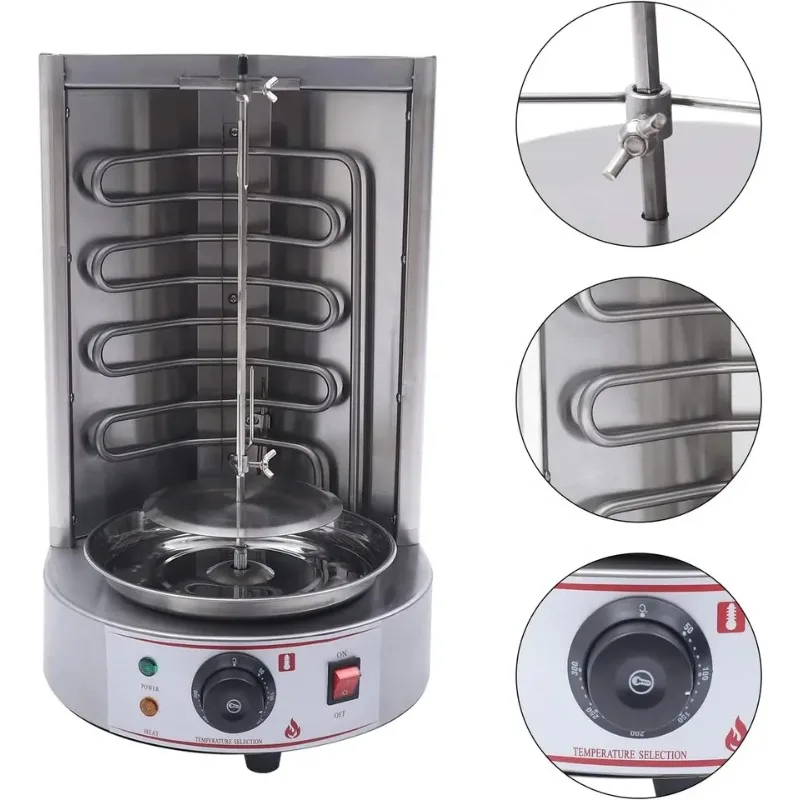 Restaurant turc haute qualité viande commerciale électrique Mini Kebab Shawarma Machine