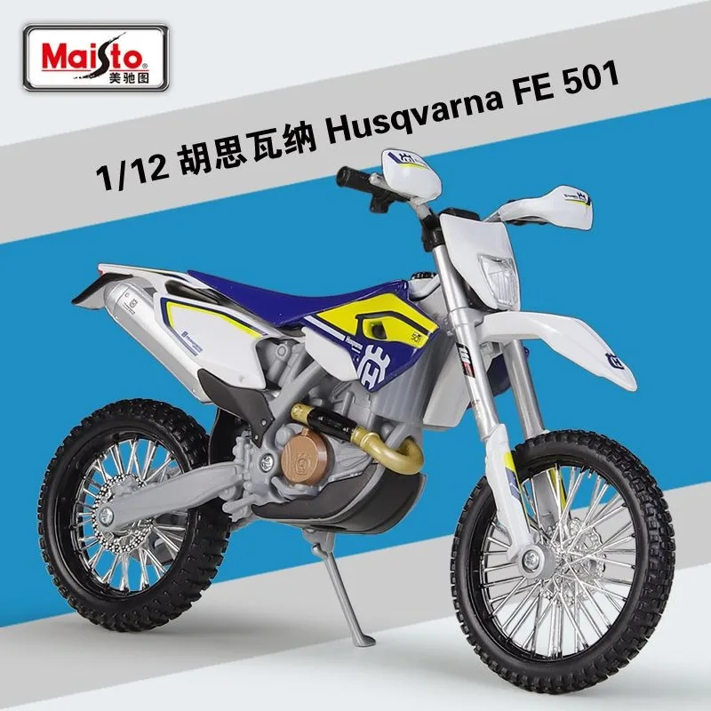 

Maisto 1:12 Scale Husqvarna FE 501 Off Road Motorcycle Simulation Model Exquisite Desktop Decoration Ideal Gift for Boys