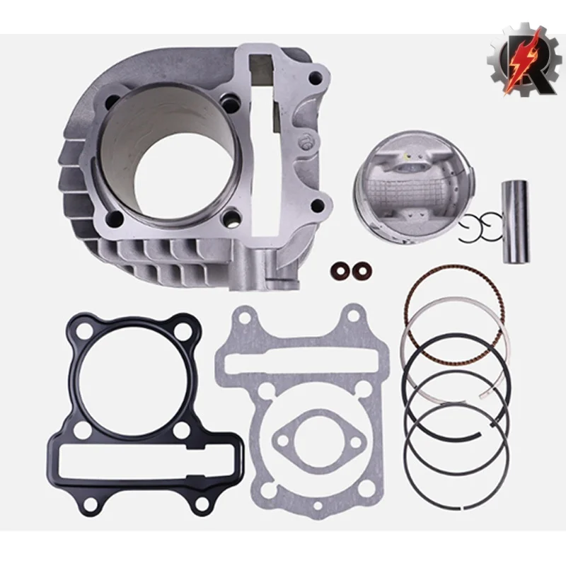 

Motorcycle engine cylinder piston suitable for GY6 150CC 200CC 61mm scooter Haomai Motorcycle Big Bore Cylinder Piston Gas150CC