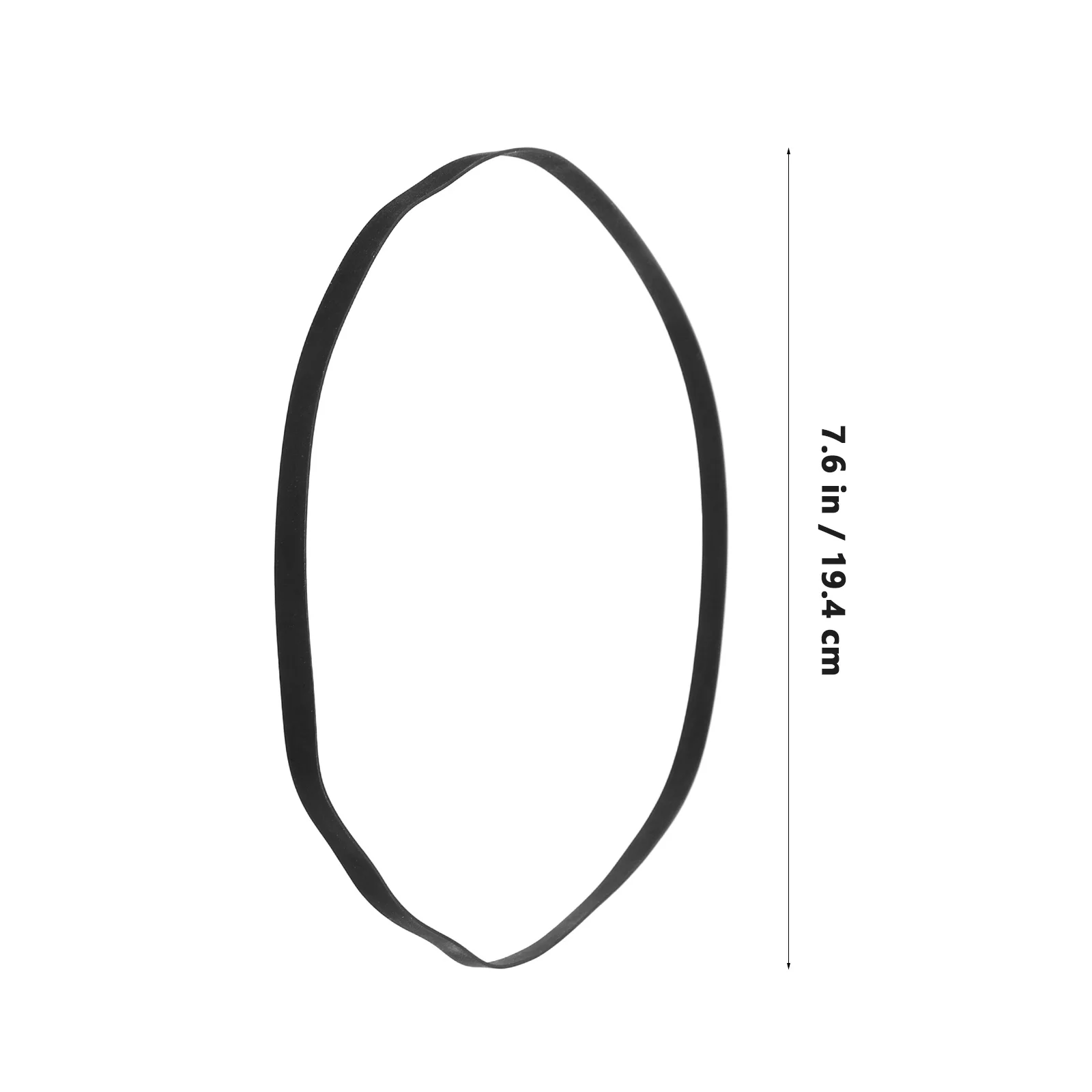 2Pcs Rubber Drive Belts Turntable Belts Replacement Parts for Record Player Cassette Tape Machine Repair Kit Accessories