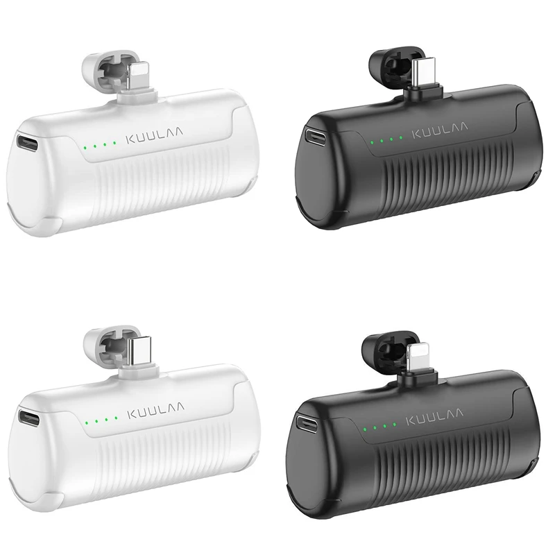 KUULAA قوة البنك 4500Mah قوة البنك شاحن محمول آيفون 12 13 14 Xiaomi مزيج أضعاف سامسونج الطاقة الاحتياطية