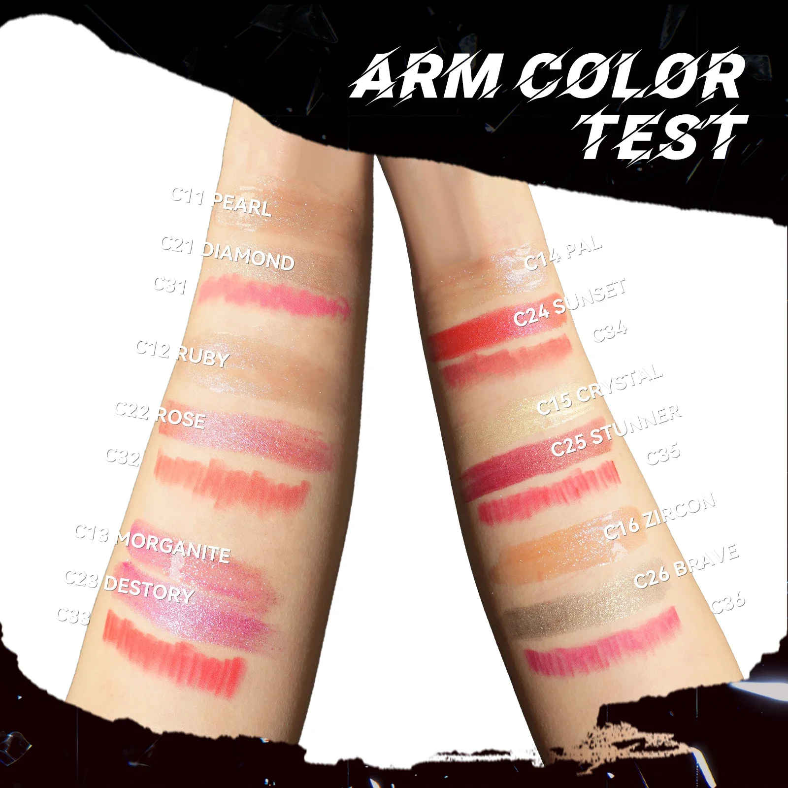 Rossetto impermeabile Kit per trucco labbra opaco idratante a lunga durata Kit per trucco smalto per labbra con perla diamantata ultra lucida