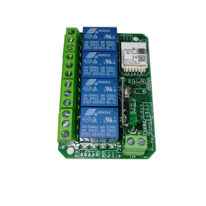 مرحل المفتاح الذكي Tuya ذو 4 قنوات - تحكم WiFi Zigbee اللاسلكي مع تطبيق الهاتف المحمول لأتمتة المنزل