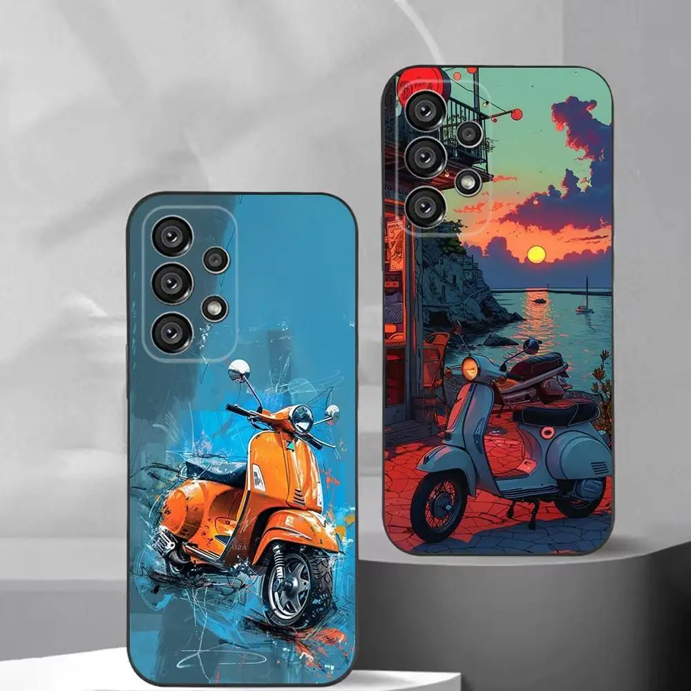 

Coffee Shop V-Vespa Phone Case For Samsung S25,S24,S21,S22,S23,S30,Ultra,S20,Plus,Fe,Lite,Note,10,9,5G Black Cover