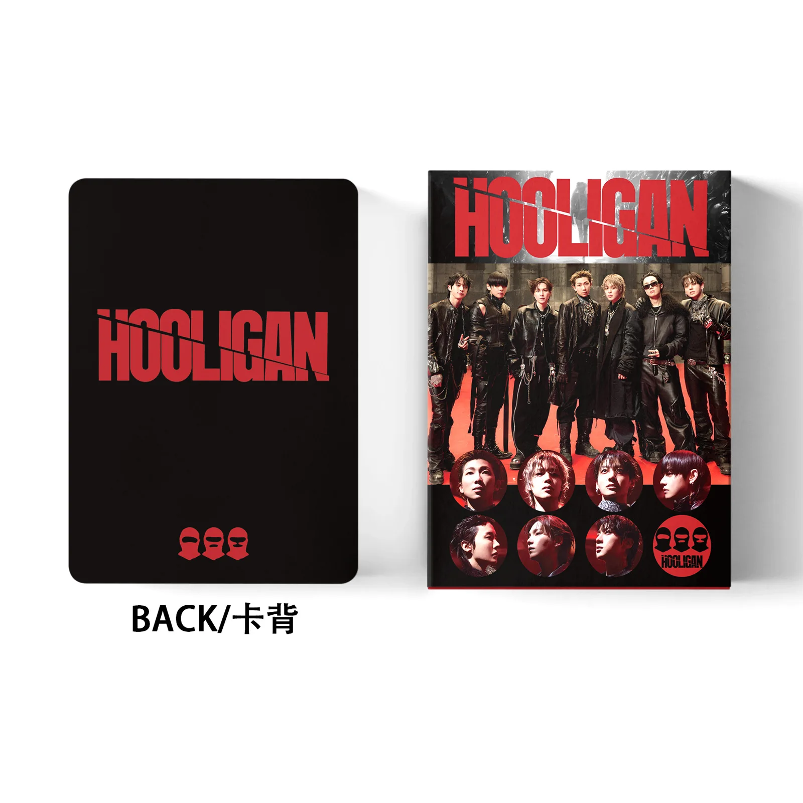 127 Tarjetas Adhesivas Mini de K-pop del Grupo HOOLIGAN, Tarjetas Fotográficas Impresas de Alta Definición, Tarjetas Coleccionables de Celebridades, Regalo