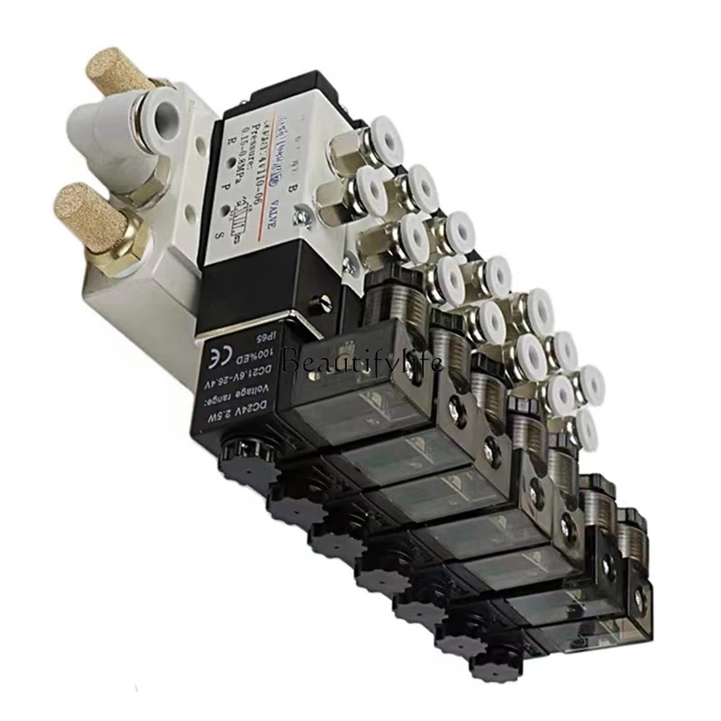 

*Two-position five-way directional valve, solenoid valve 4V210-06 DC24V AC220V