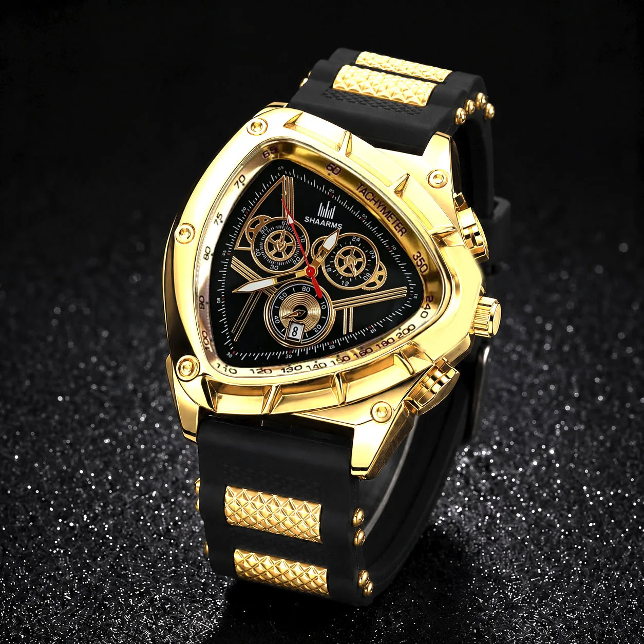 3Pcs Men's Fashionable Business Quartz Watch Set, Suitable for Daily Wear, Parties, Valentine's Day, Easter, Christmas, New Year's Day, Halloween, Ramadan, Gifts for Friends and Family