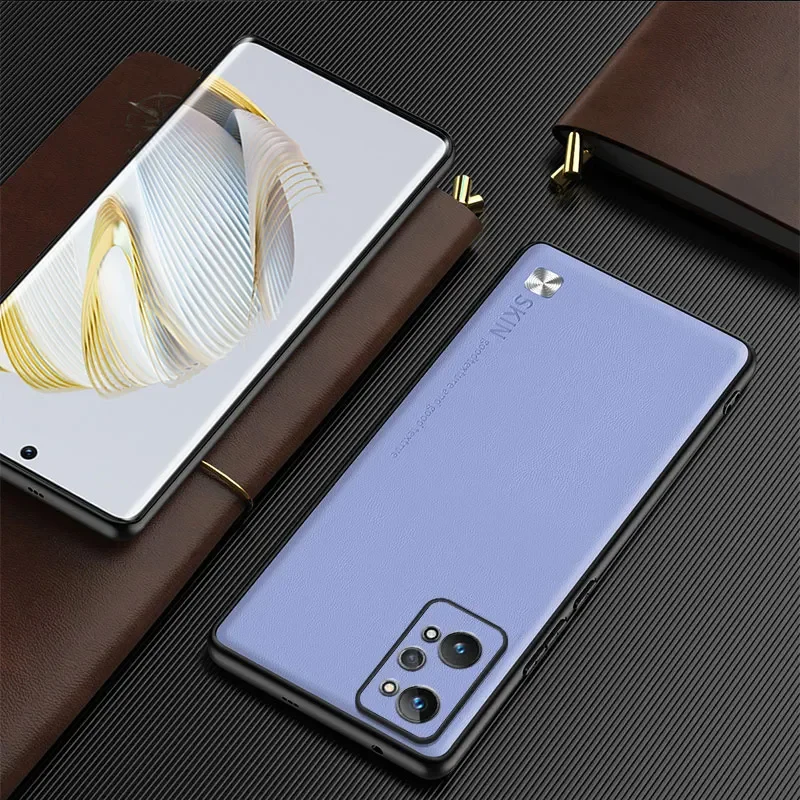 PU Leder Fällen Für Realme GT Neo 3T GT Master 2 Pro 6T Objektiv Vollen Schutz Anti-herbst Silikon Soft Cover Shell Telefon Fall