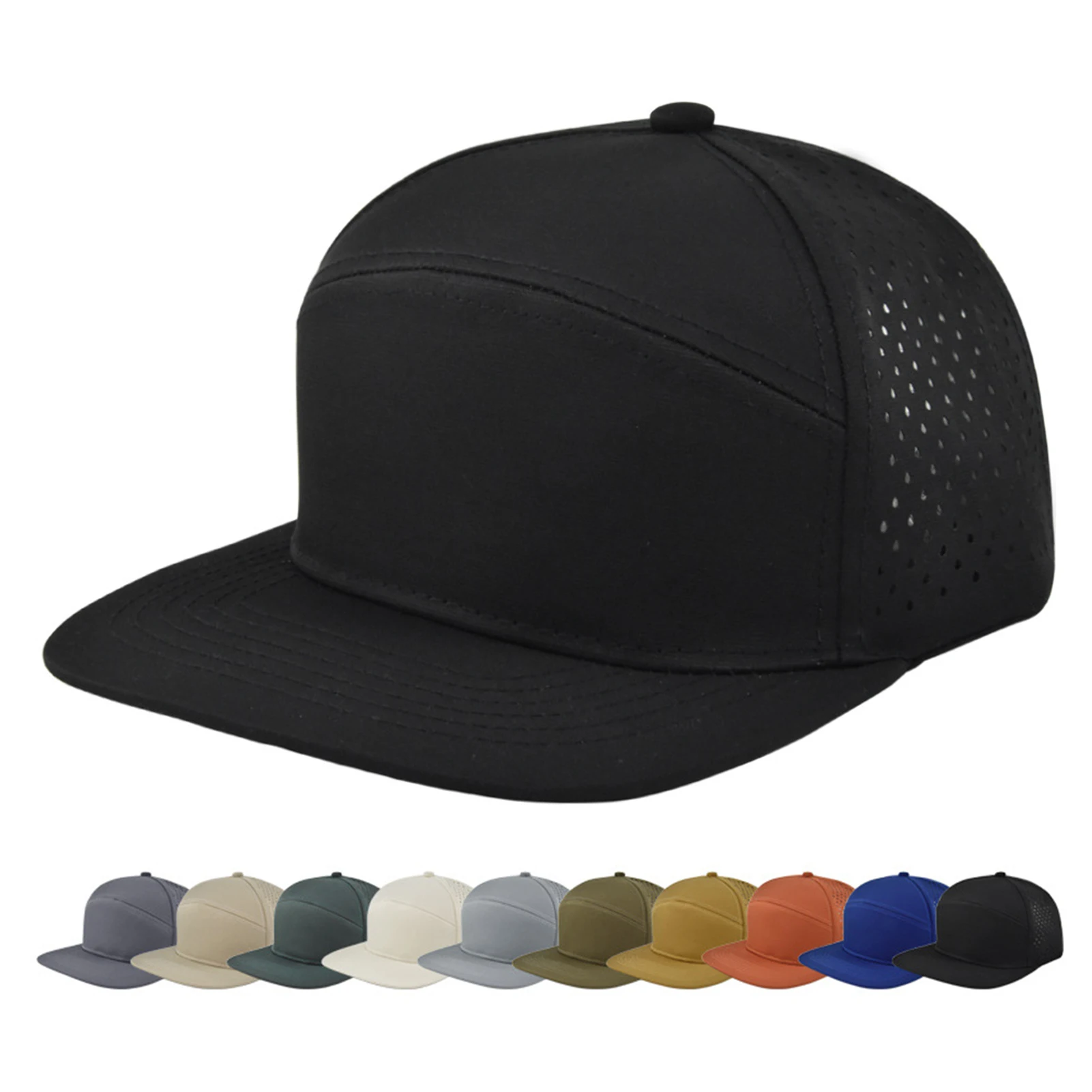 Atmungsaktive Sommer-Baseballmütze, modischer Sonnenhut, Sonnenschutz, Sport-Baseballmütze für den Sommer-Strandurlaub