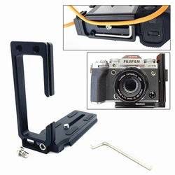 XT5 Cable Lock Quick L Plate Tripod Holder for Fujifilm X-T5 Fuji XT5 Mirrorless Camera  Live Streaming Tethered Shooting