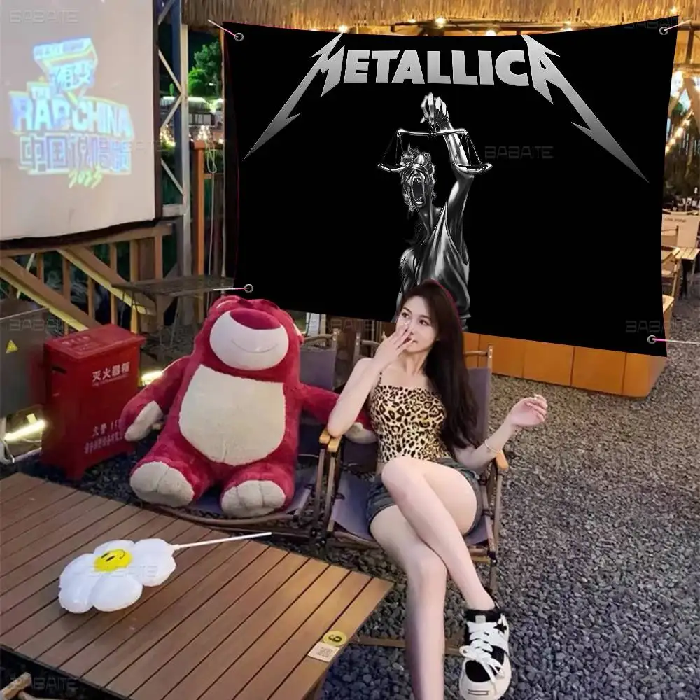 New Arrive M-Metall1ca Retro Flags Multiple Choice Living Studio Booth Interior Decoration Banner