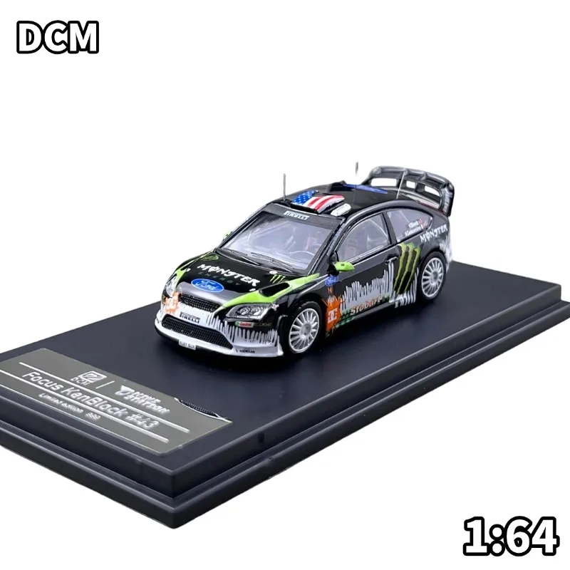 

DCM 1:64 Ford Focus RS 43 Die-cast Simulation Static Alloy Car Model, Boys' Gift Toy Collection Decoration Item.