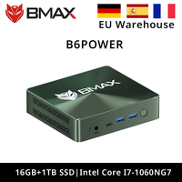 Bmax Mini Pc B6Power Intel Core I7-1060Ng7 Windows 11 16Gb Ram 1Tb Nvme Ssd Nvme_2280X2 HDMI USB Bluetooth Computer Type-C