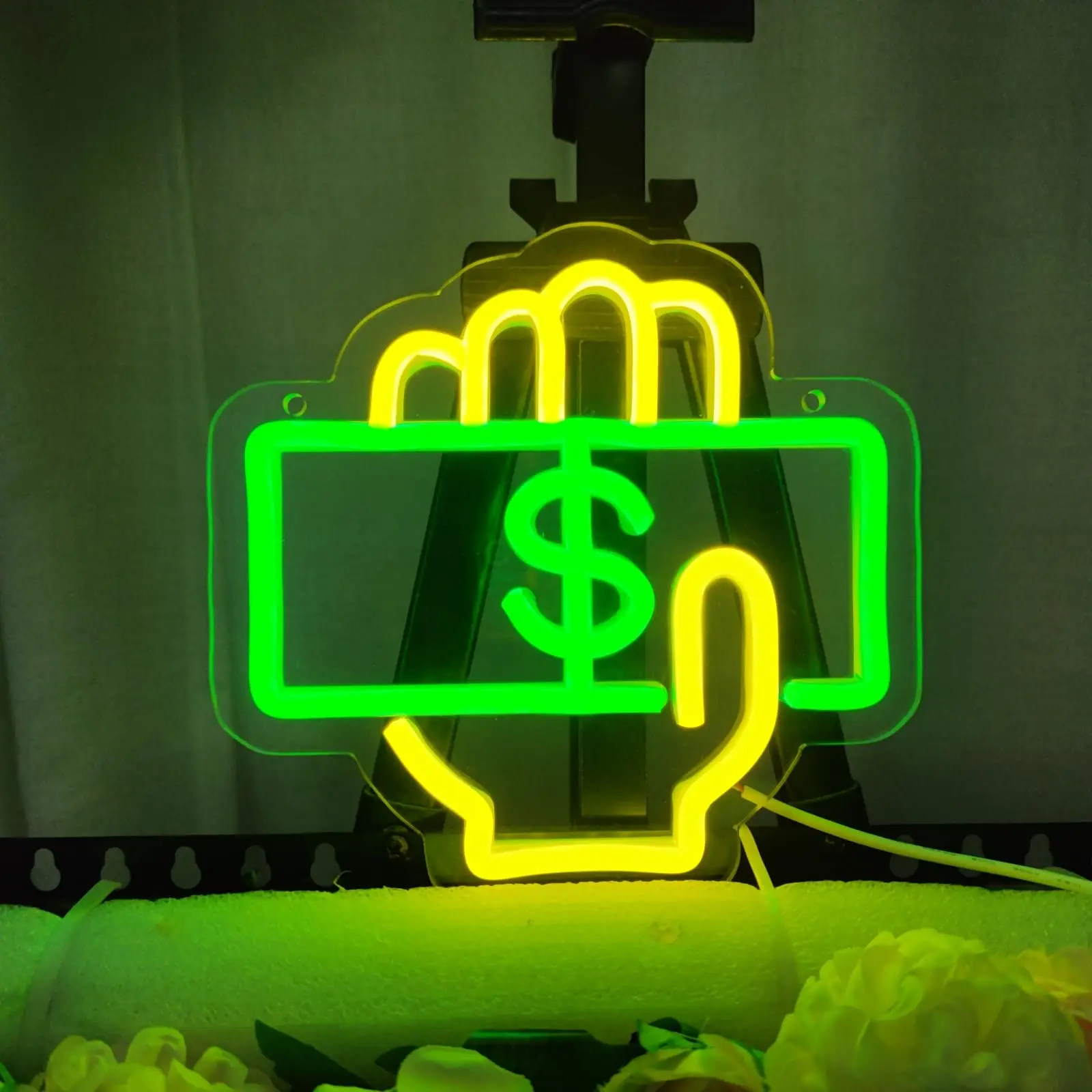 Money Neon Sign LED Neon light for Supermarkets Bar Coffee Shop Game Room Restaurant Room wall decoration light