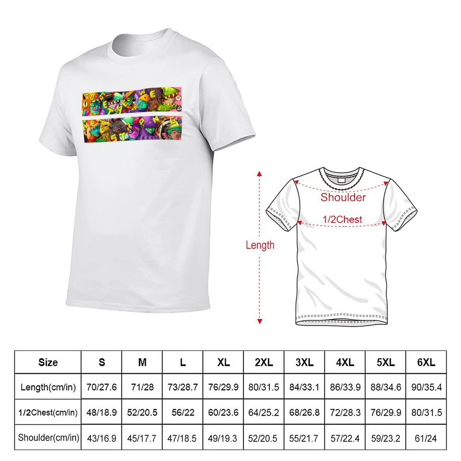 Together We Are Strong T-Shirt t shirts for man pack white t shirts for man cotton soft g man t shirts for men T-shirt