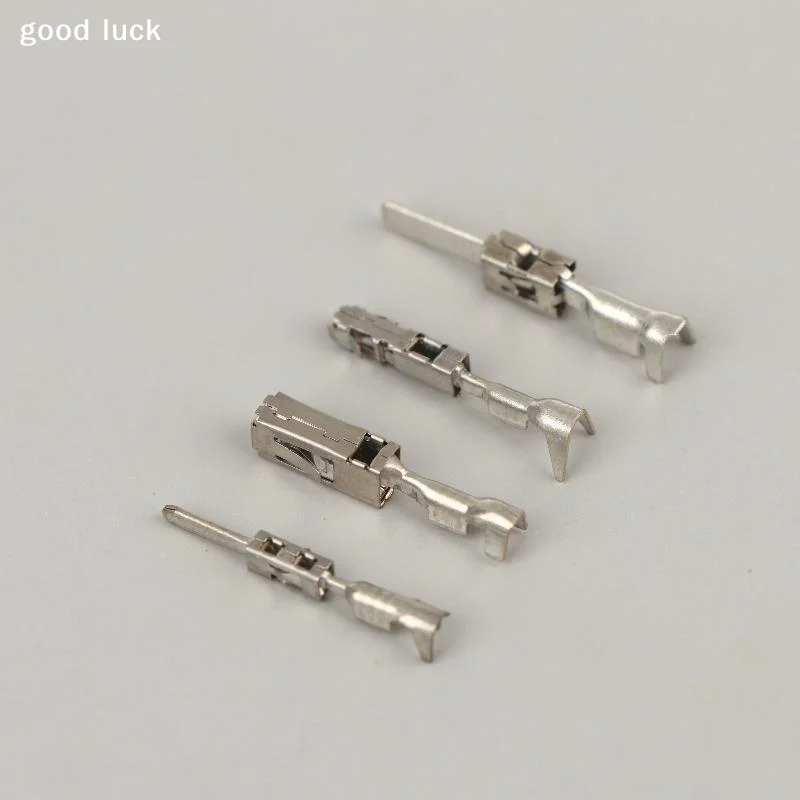 Answer10Pcs Female Male Crimp Terminal 0.35mm 2-2.5mm² For Car Big J519 BCMJ519 Car Terminals 2.8mm 1.5mm Pin Terminal