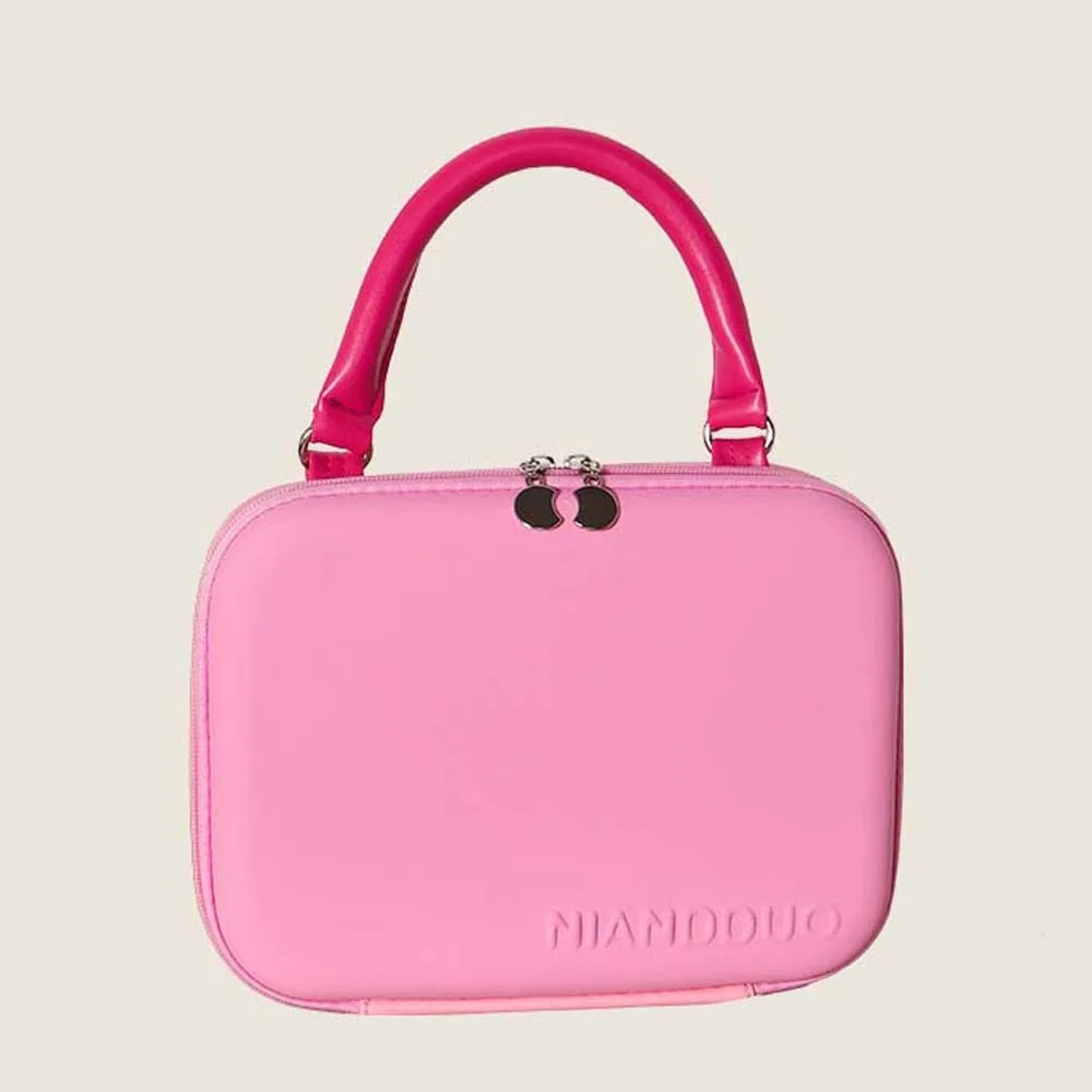 

Dopamine Color Cosmetic Bag Suitcase Large Capacity Anti-Splash Water Handheld Makeup Bag Portable Compartment