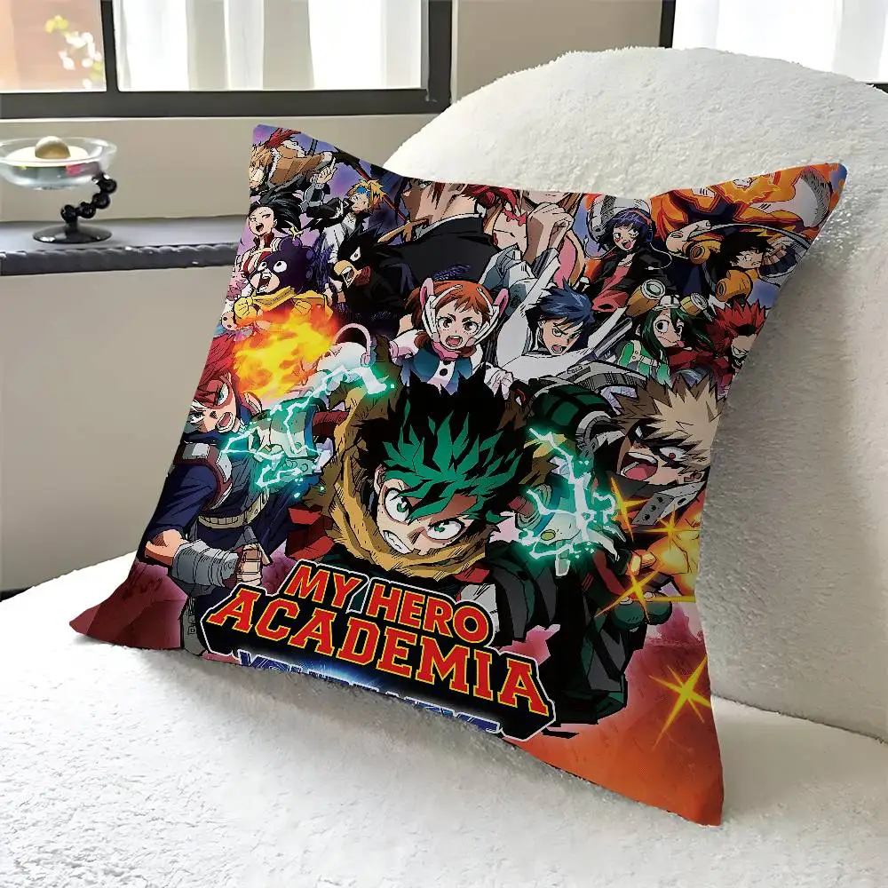

My Hero A-Academia Pillow Cushion Cover Pillowcase Living Room Sofa Home Decor Customized