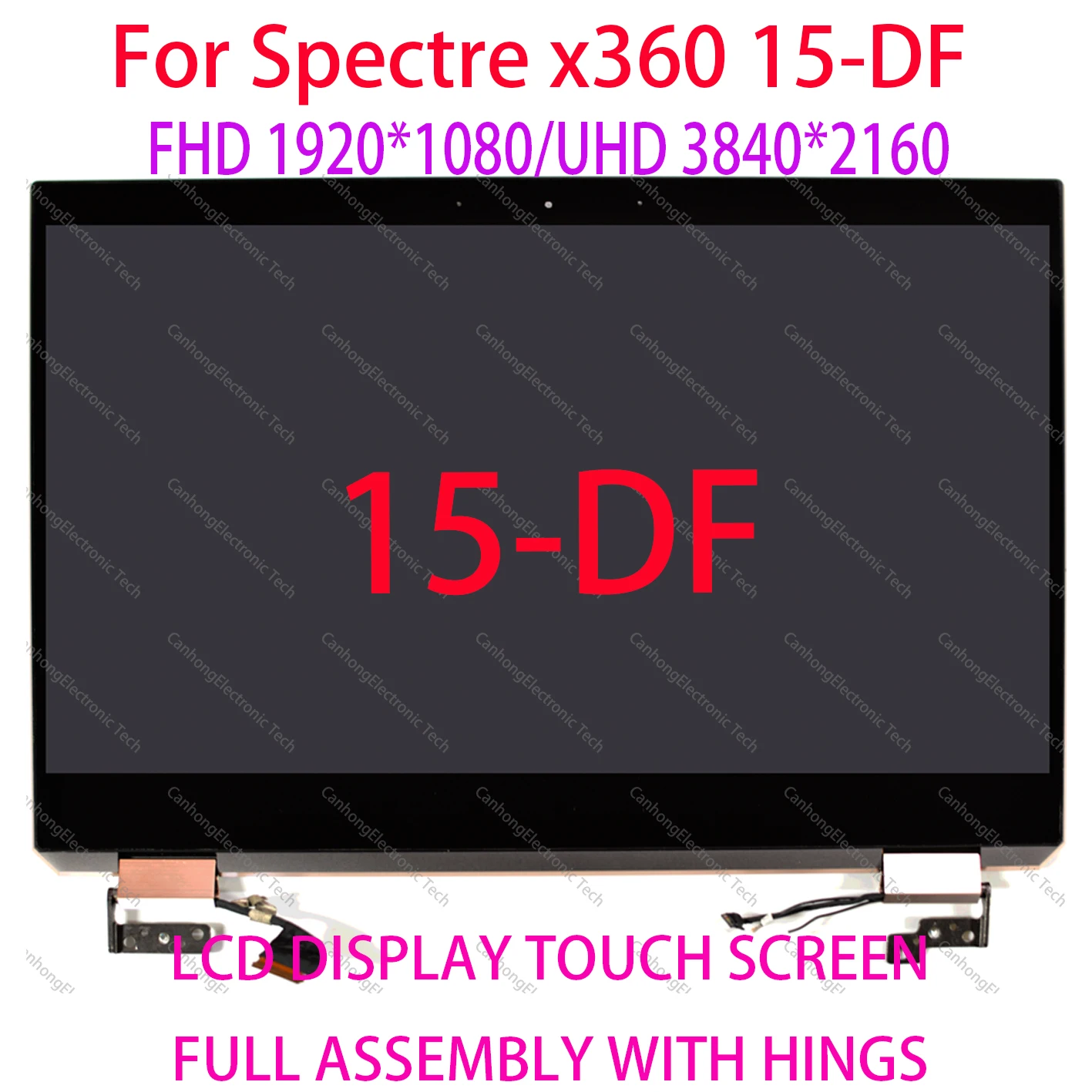 15.6'' UHD 4K FHD For HP Spectre x360 15-df 15 DF Series Laptop LCD Touch Screen Digitizer Replacement Assenbly L37646-001