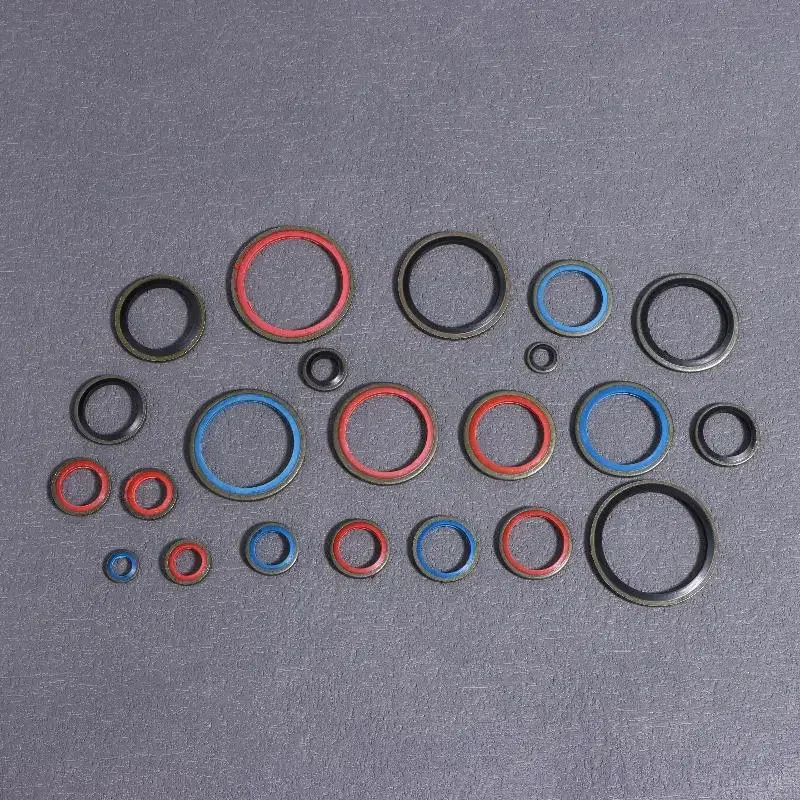 Ölablass-Kombinations-Unterlegscheiben-Dichtungssatz, 100/245-teiliges Dichtungsset M6 M8 M10 M12 M14 M16 M18 M20 M22 M24 M27 M30