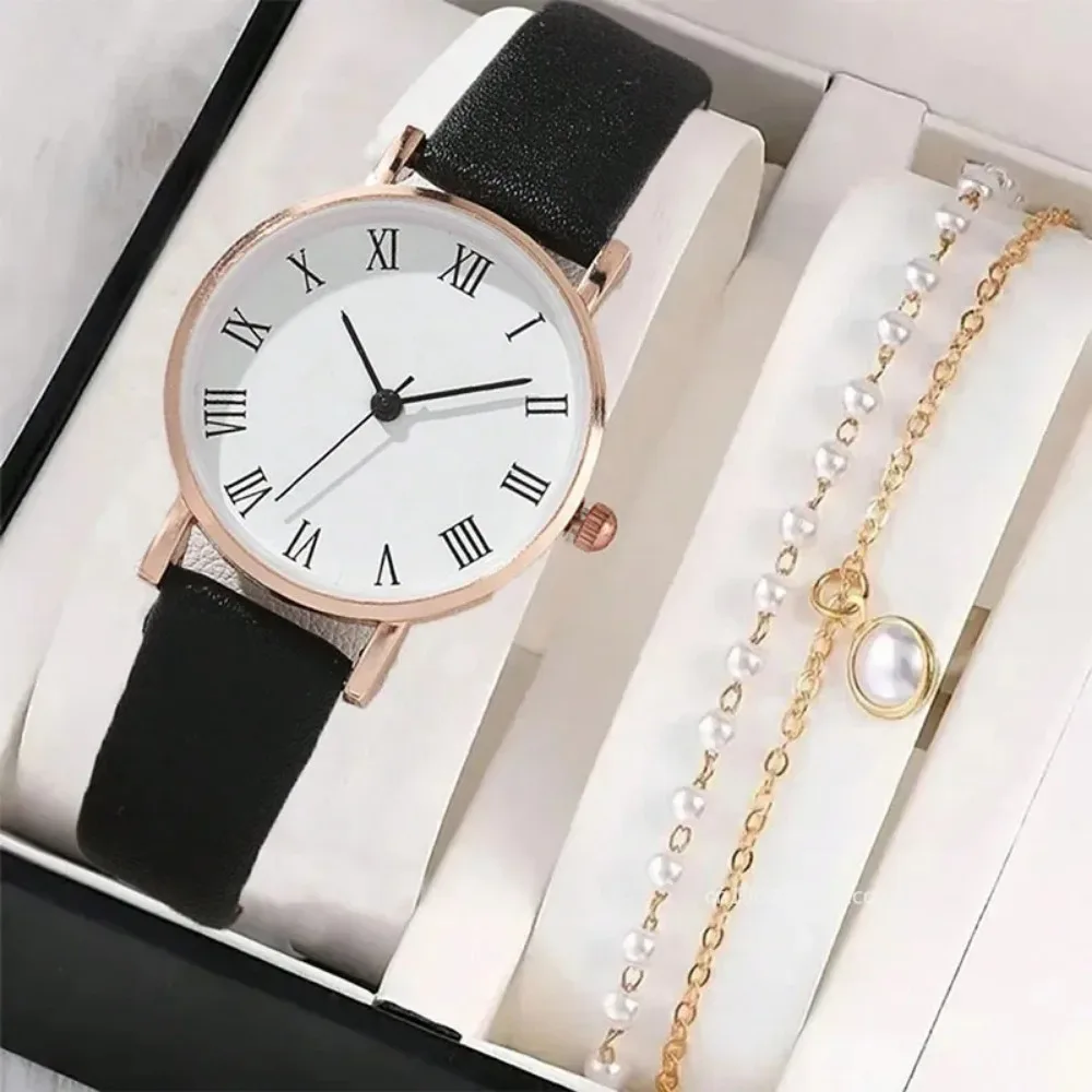 1/2pcs Set Women Watches Female Clock Luxury Brand Design Women Watches Simple Fashion Watches Relogio Feminino Reloj Mujer