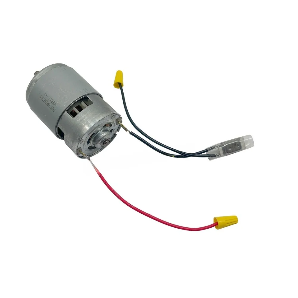 DC 21V 755 Motor with Overheat Safety Feature and 5mm Optical Shaft Compatibility for Industrial Tool Integration