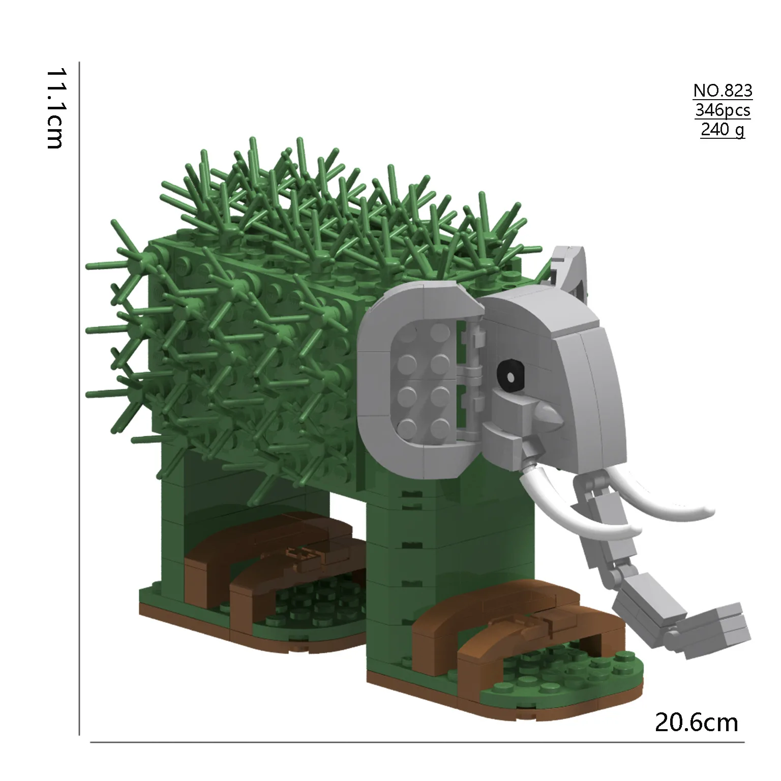 أنيمي Shanhaijing تونغ تونغ الصحور عصا خشبية الناس تمرير مجردة اللبنات هدية لعبة حلية الطوب دمية نموذج