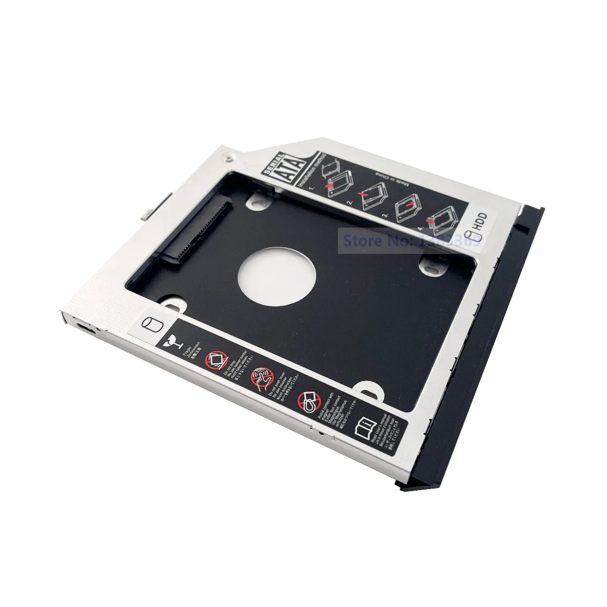 

SATA 2nd Hard Drive SSD HDD Module Caddy Adapter for Lenovo ThinkPad P70 P71 + Matched Bezel Faceplate Panel Bracket